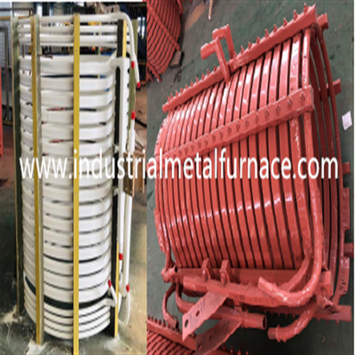 Lò nung nóng chảy cảm ứng tần số trung bình bằng gang 200kg gang