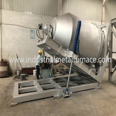 4000kg Khí đốt tự nhiên Lò nung kim loại đồng công nghiệp Lò quay